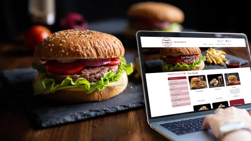 Site web marchand burgers