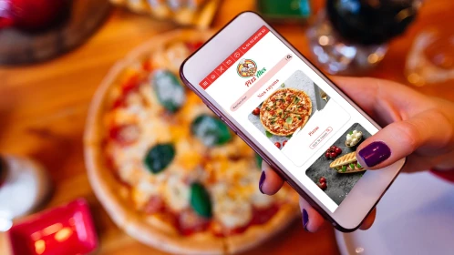 Application mobile et site internet pizzeria